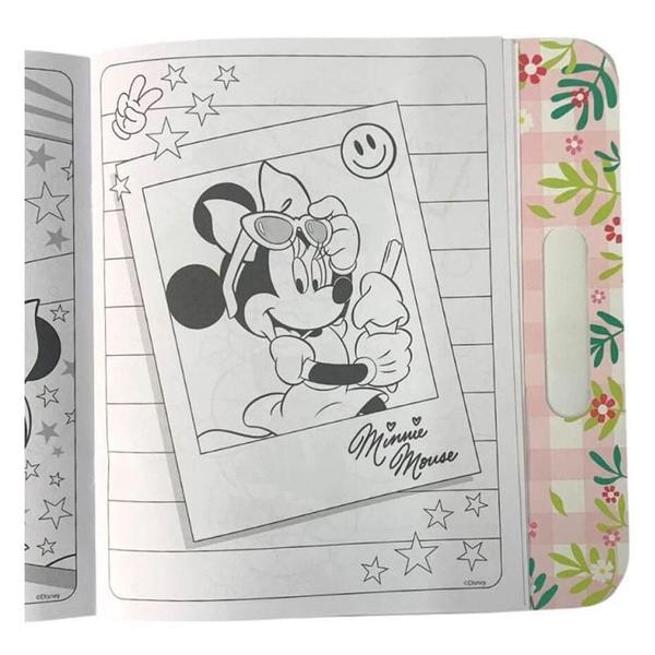 Imagem de Livro para Colorir Maleta Minnie Mouse com Adesivos - Tilibra