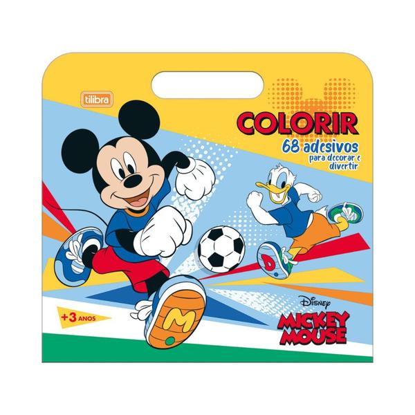 Imagem de Livro para Colorir Tilibra Maleta Mickey 190x250mm