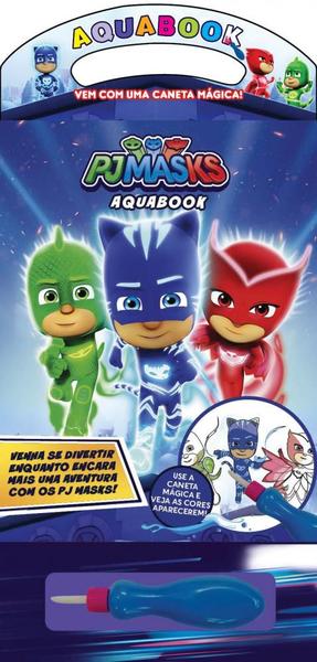 Imagem de Livro para Pintar PJ Masks Aquabook com Caneta Mágica