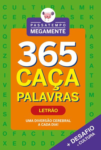 Imagem de Livro - Passatempo Megamente 365 Caça-Palavras - Letrão