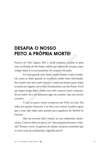 Imagem de Livro - Pelo buraco da fechadura eu vi um baile de debutantes