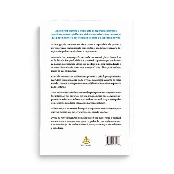 Livro Pense de Novo Imagem de Livro Pense de Novo