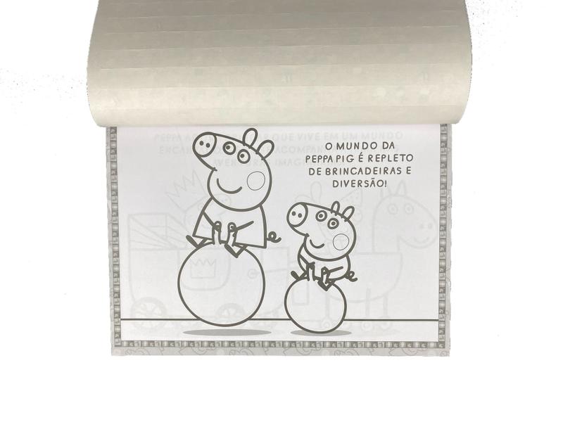 Imagem de Livro - Peppa Pig Prancheta para Colorir com 1500 Adesivos