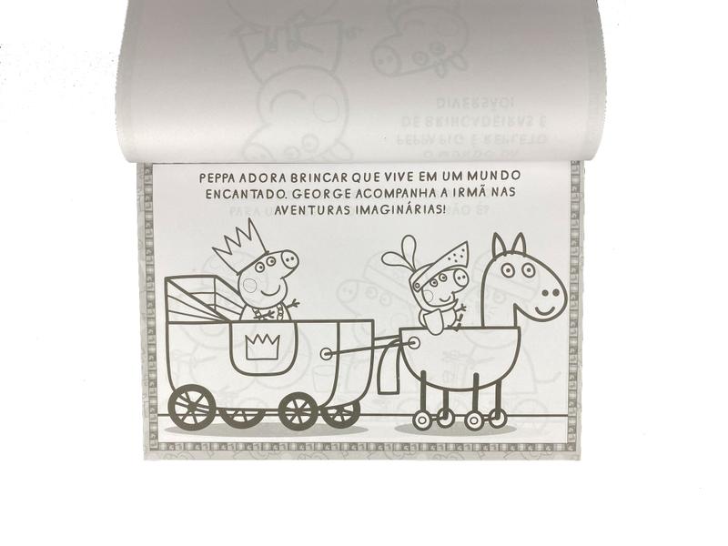 Imagem de Livro - Peppa Pig Prancheta para Colorir com 1500 Adesivos