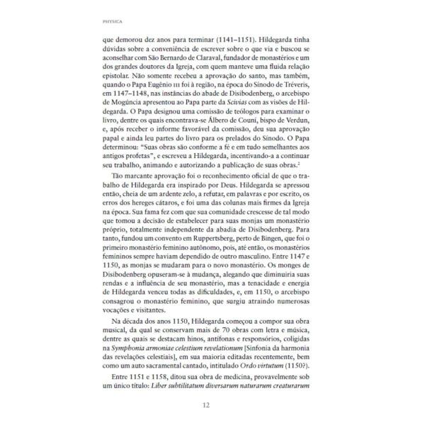 Imagem de Livro Physica : Livro de medicina simples sobre as propriedades naturais das coisas criadas - Santa Hildegarda de Bingen - Ecclesiae