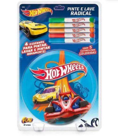 Livro Pinte e Lave Hot Wheels (Fun) - Hot Wheels / Fun Imagem de Livro Pinte e Lave Hot Wheels (Fun)