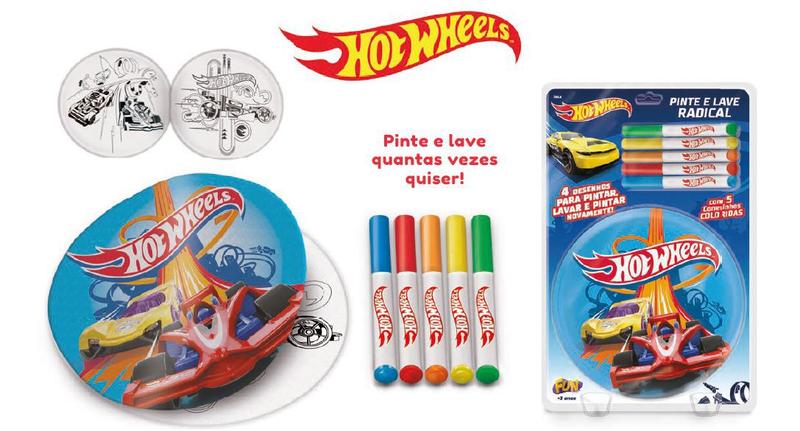 Livro Pinte e Lave Hot Wheels (Fun) - Hot Wheels / Fun Imagem de Livro Pinte e Lave Hot Wheels (Fun)