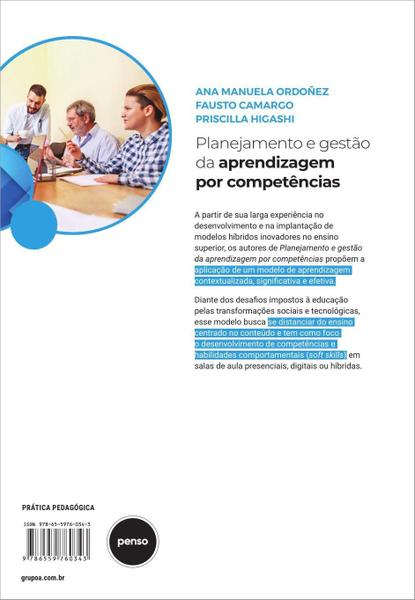 Imagem de Livro - Planejamento e Gestão da Aprendizagem por Competências