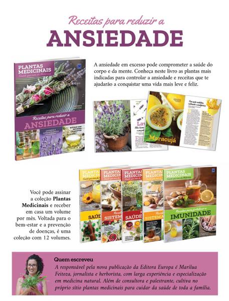 Imagem de Livro - Plantas Medicinais Volume 2: Receita para Reduzir a ANSIEDADE