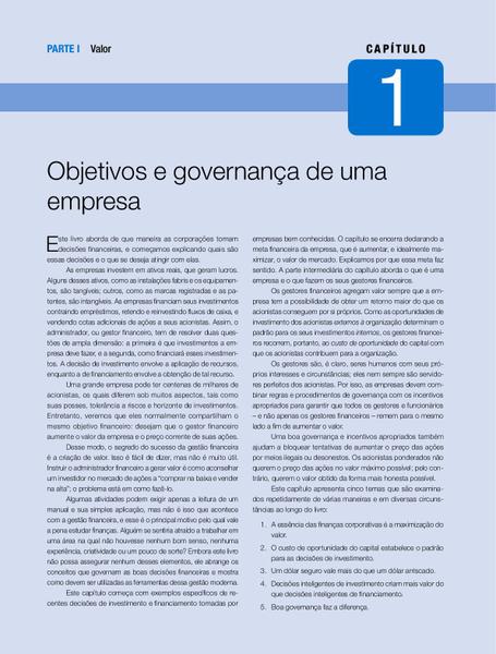 Imagem de Livro - Princípios de Finanças Corporativas