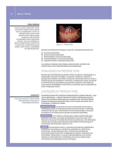Imagem de Livro - Prótese Total e Prótese Parcial Removível
