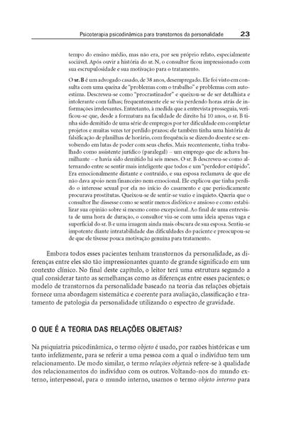 Imagem de Livro - Psicoterapia Psicodinâmica para Transtornos da Personalidade