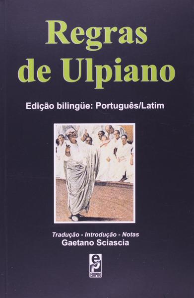 Imagem de Livro - Regras de Ulpiano