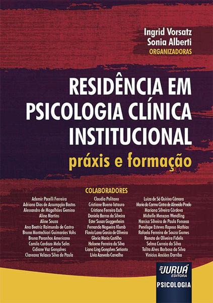 Imagem de Livro - Residência em Psicologia Clínica Institucional