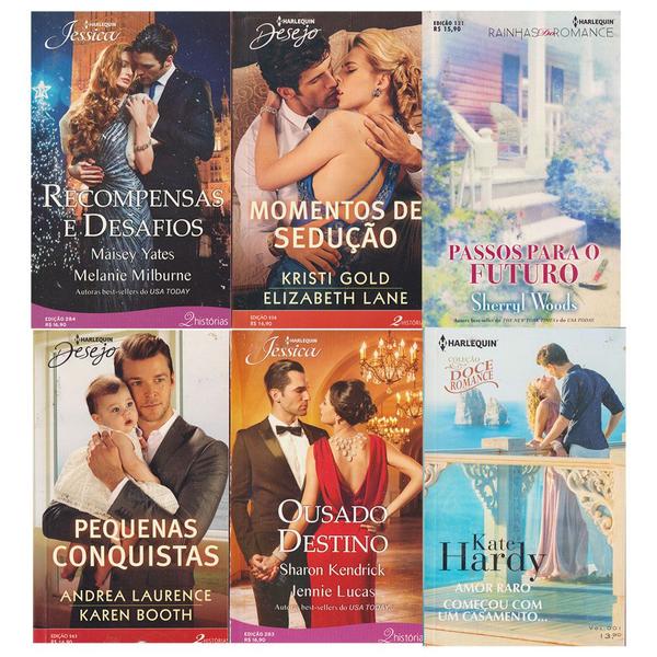 Imagem de Livro Romance Literatura Popular Harlequin Paixão Jéssica Kit 15 Livros de Bolso