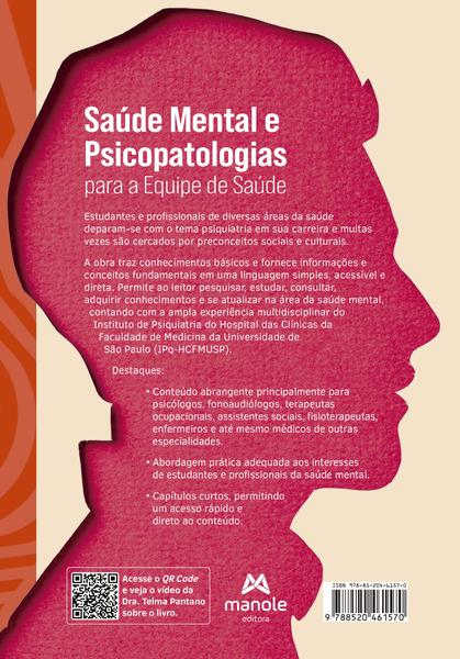 Imagem de Livro - Saúde Mental e Psicopatologias para a Equipe de Saúde