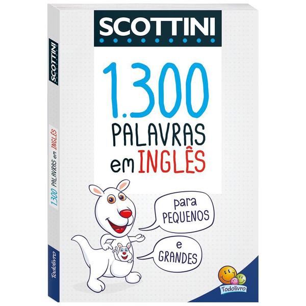 Imagem de Livro - Scottini 1300 Palavras em Inglês