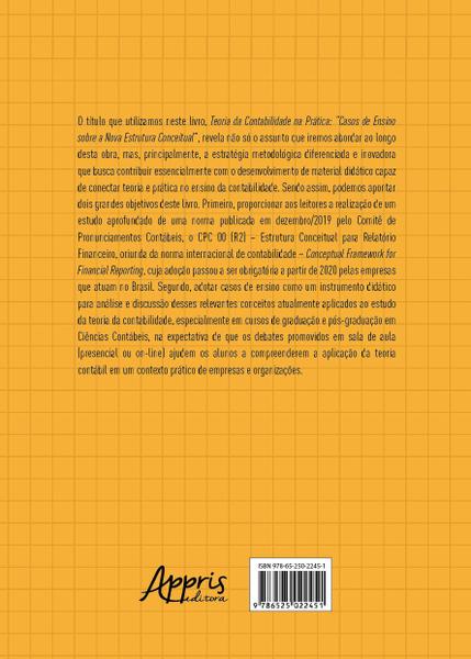 Imagem de Livro - Teoria da Contabilidade na Prática: Casos de Ensino sobre a Nova Estrutura Conceitual