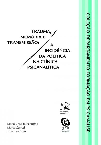 Imagem de Livro - Trauma, memória e transmissão