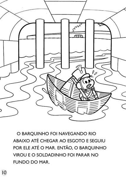 Imagem de Livro - Turma da Mônica Clássicos Ilustrados para Colorir O Soldadinho do Chumbo