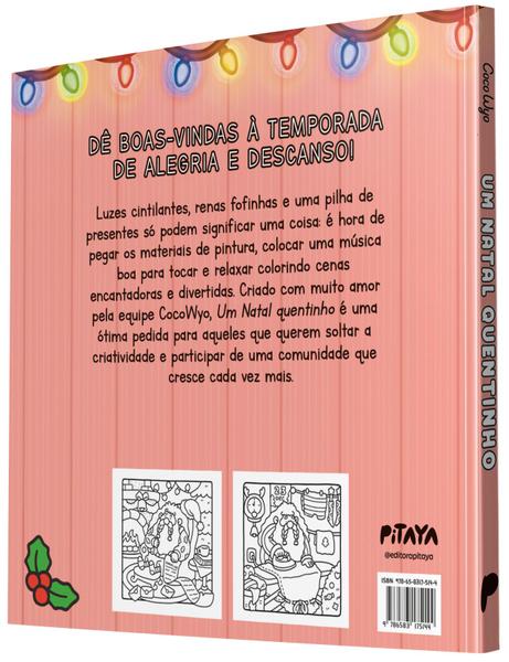 Imagem de Livro - Um Natal quentinho (Cozy Christmas) – livro de colorir Coco Wyo