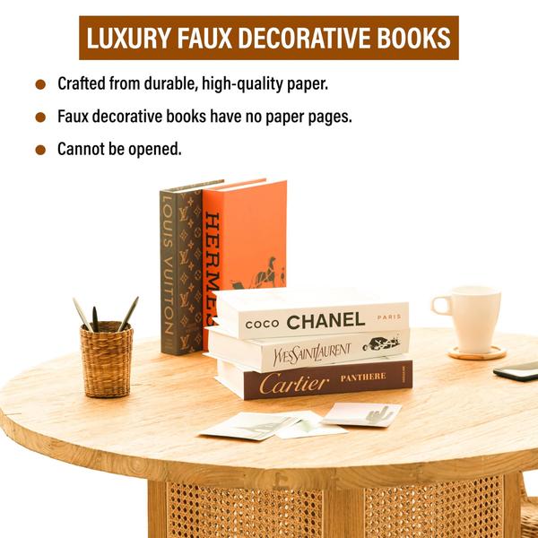 Imagem de Livros decorativos PROBENEX Fashion 4 Pieces Premium Aesthetic