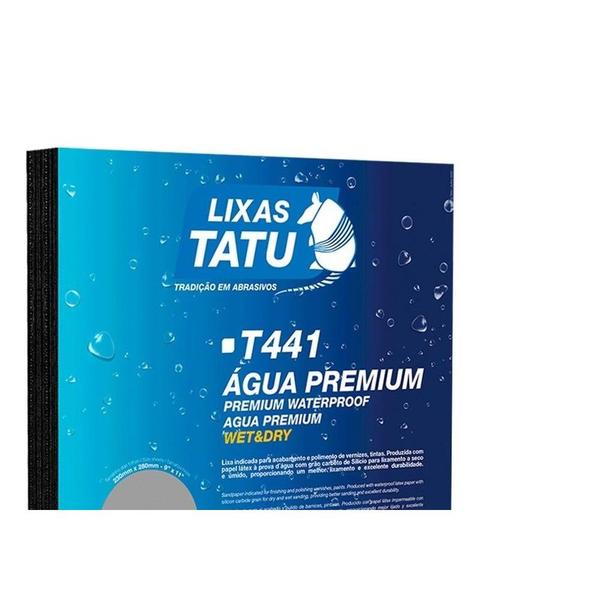 Imagem de Lixa D Agua Tatu Premium Gk 1500 - Kit C/50 Folhas