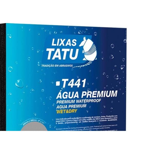 Imagem de Lixa D Agua Tatu Premium Gk 2000 - Kit C/50 Folhas