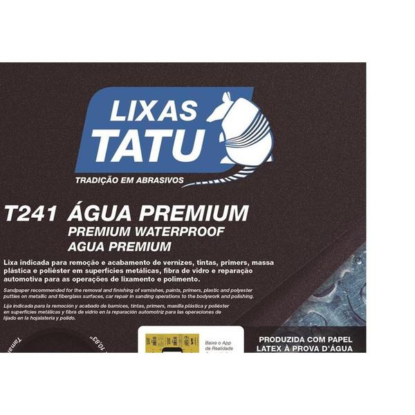 Imagem de Lixa Dagua Tatu  100 Hidrolix  T24501000050 . / Kit C/ 50