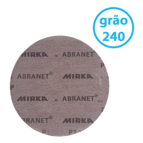 Lixa Disco Abranet Ace 5pol"/125mm Mirka Imagem de Lixa Disco Abranet Ace 5pol"/125mm Mirka