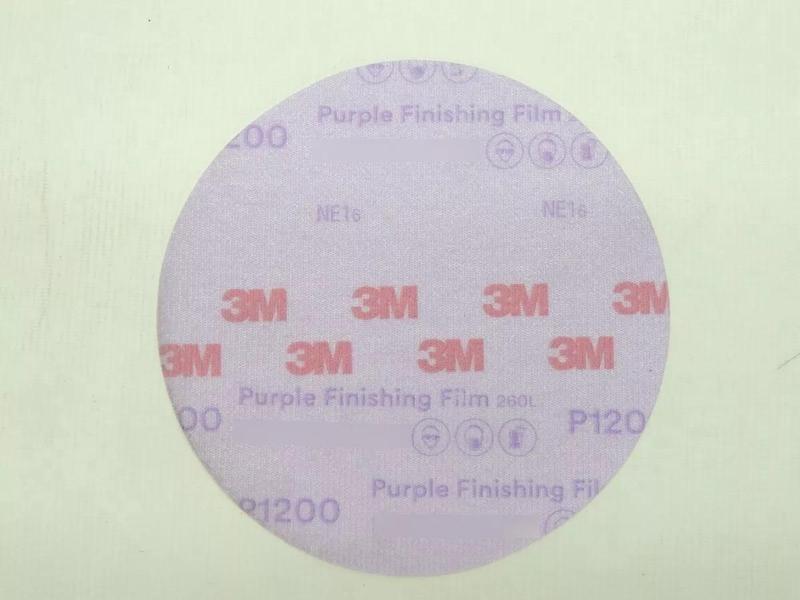 Imagem de Lixa Disco P1200 Purple Finishing Film 3M 6 Polegadas 30668