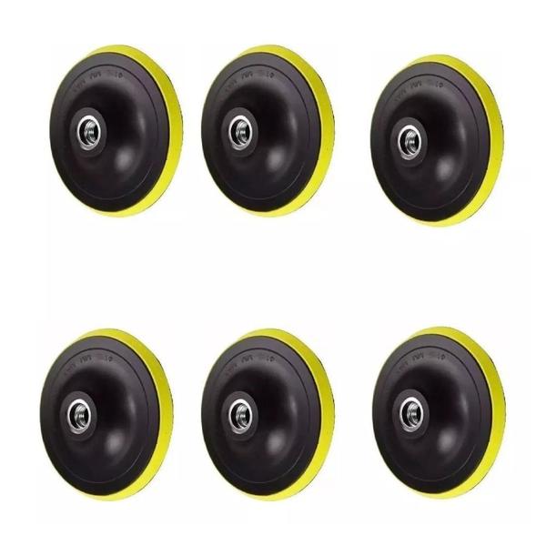 Lixa Esmerilhadeira Disco Base 150mm M14 Para 6 Unidades - Dito&Feito Imagem de Lixa Esmerilhadeira Disco Base 150mm M14 Para 6 Unidades