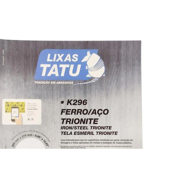 Imagem de Lixa Ferro Tatu  40 Trionite  K29600400025 ./ Kit Com 25