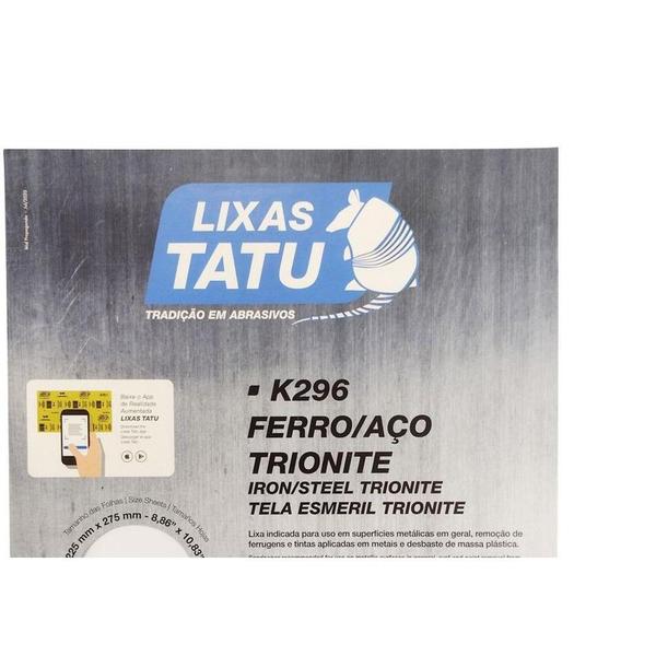 Imagem de Lixa Ferro Tatu  80 Trionite  K29600800025 . / Kit C/ 25