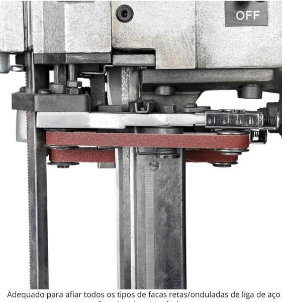 Imagem de Lixa Maquina Corte Cortar Tecido Eastman Faca Com 10 Peças-