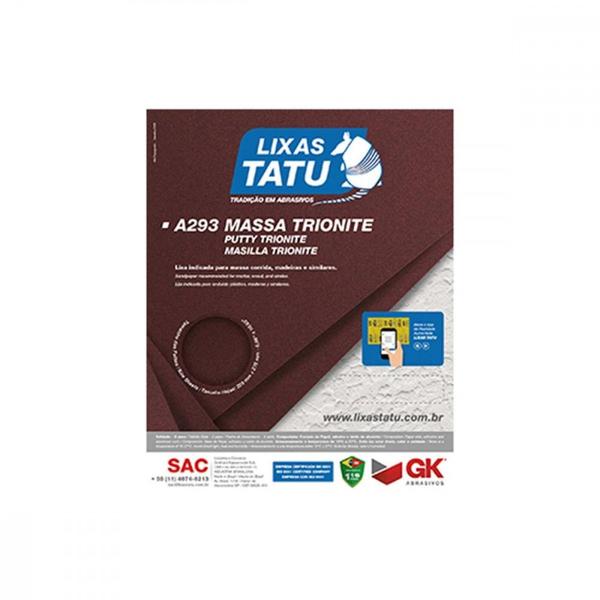 Imagem de Lixa Massa Tatu  50 Trionite  A29300500050 ./ Kit Com 50