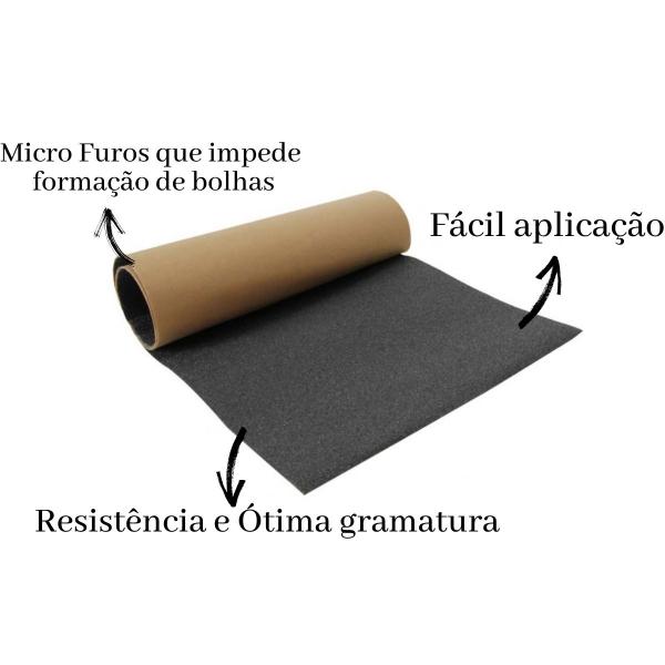 Imagem de Lixa Para Skate Emborrachada Melhor Qualidade envio imediato