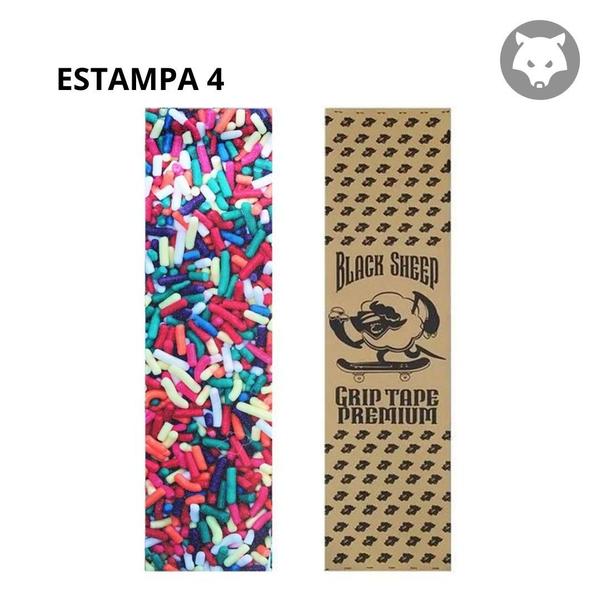 Imagem de Lixa Para Skate Estampadas Black Sheep