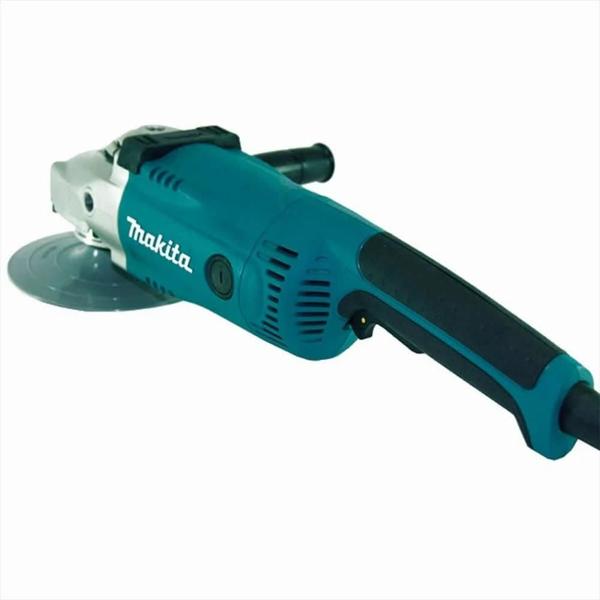 Imagem de Lixadeira Angular Eletrônica 180mm 2200W 6600 RPM com Chave Punho Disco Plástico SA7021 220V Makita