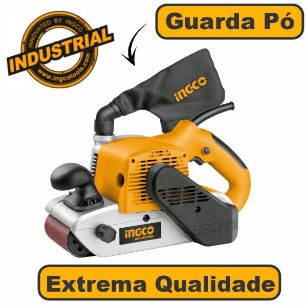 Imagem de Lixadeira Cinta 1200W 220V Profissional / Industrial Com Coletor de Pó