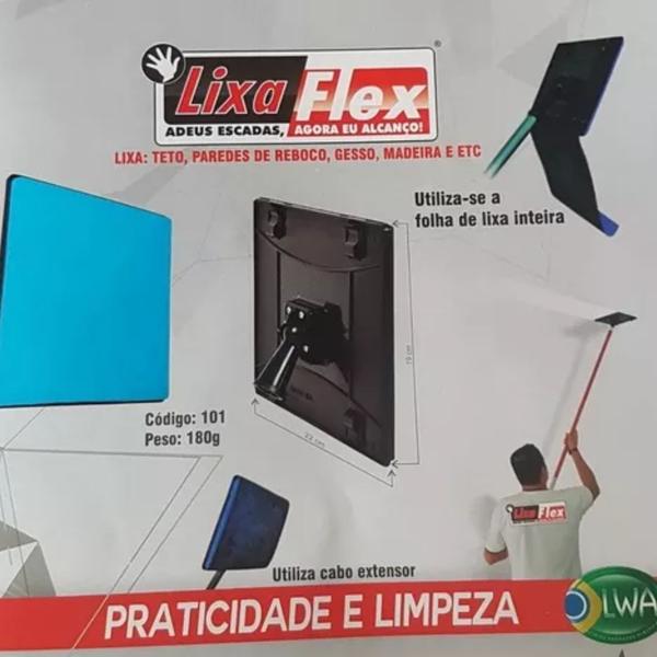 Imagem de Lixadeira Manual Lixador Grande Paredes E Tetos