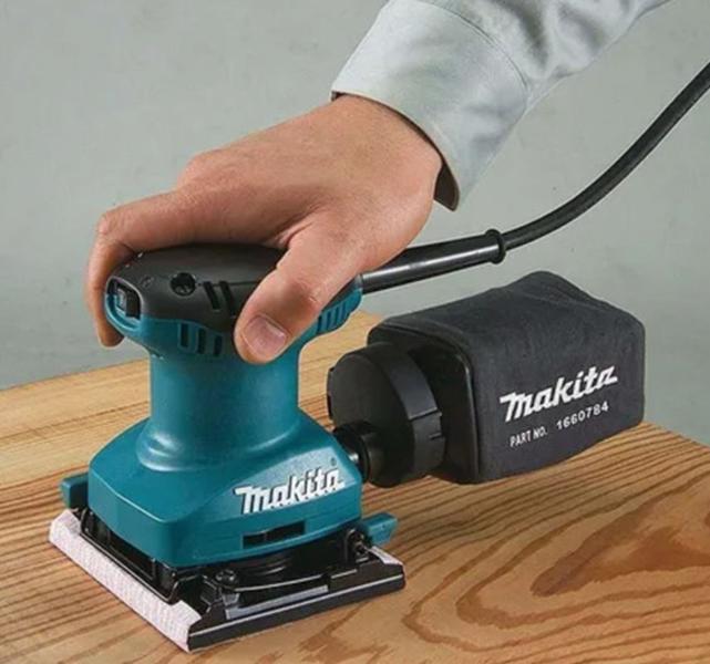 Imagem de Lixadeira Orbital 180w Makita Completa Madeira Profissional