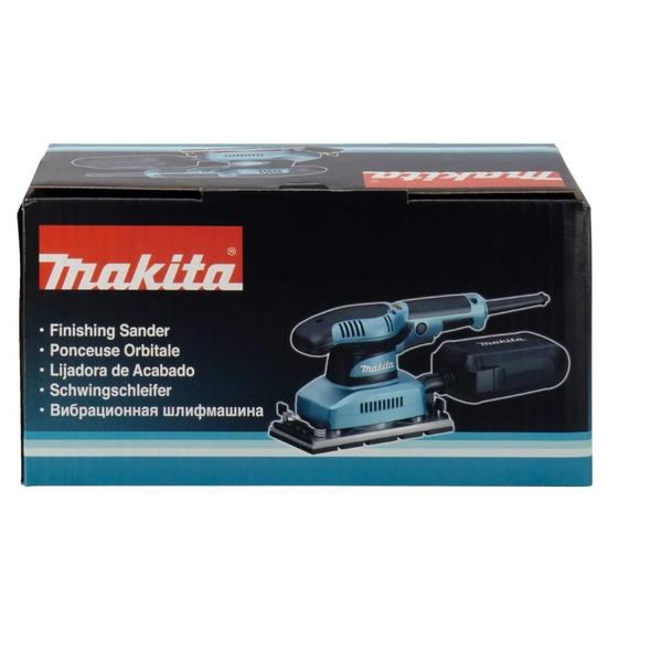 Imagem de Lixadeira Orbital 190W Ideal para Madeira Metal Com Lixa Saco Coletor de Pó BO3711 220V Makita