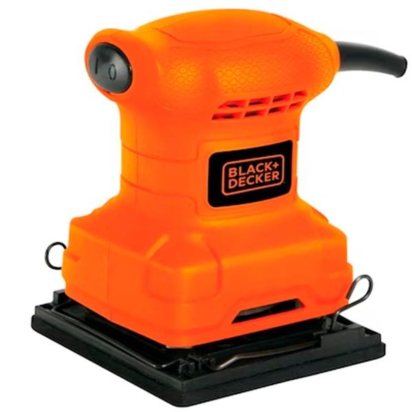 Imagem de Lixadeira Orbital Black + Decker 1/4 de folha de lixa 200W 220V Laranja - BS200-B2