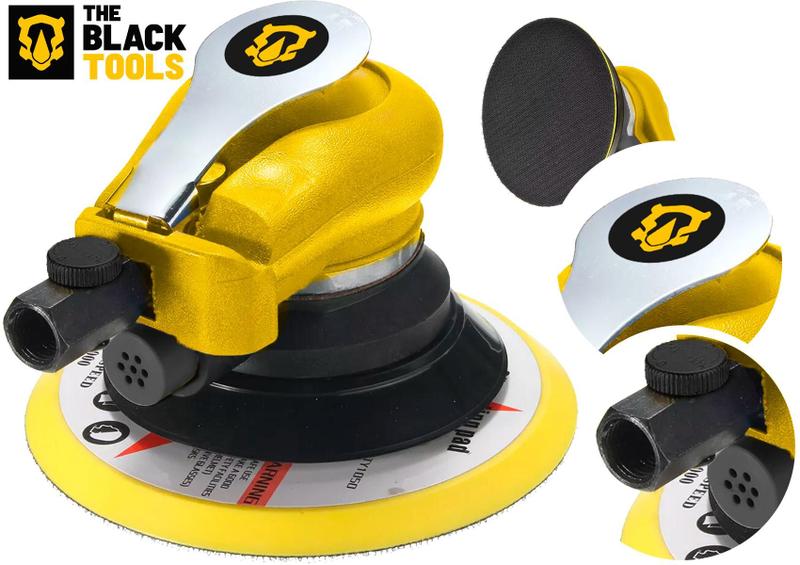 Lixadeira Pneumática Roto Orbital 6 Rokit Hookit Roquite The Black