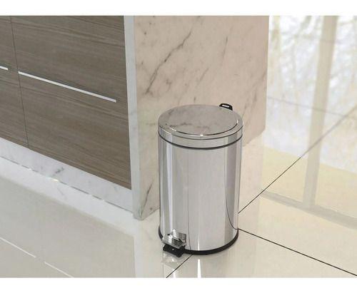 Imagem de Lixeira 12L Aço Inox Com Pedal Brasil Tramontina