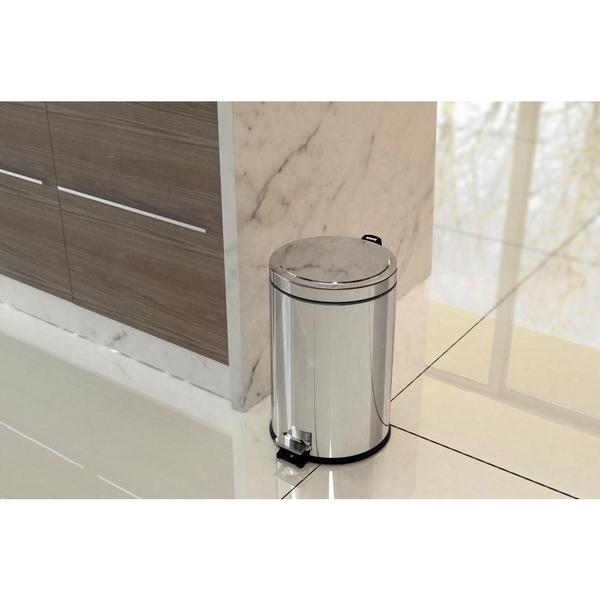 Imagem de Lixeira Aco Inox Com Pedal 20 Litros - Tramontina