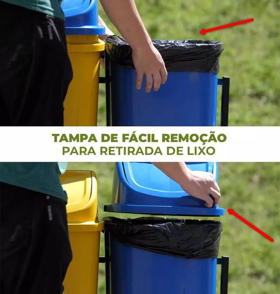 Imagem de Lixeira Basculante 100 litros vai e vem