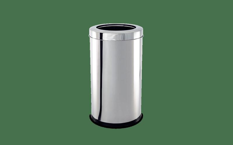 Imagem de Lixeira com Aro Brinox Decorline 21,2 L - Ø 25 x 46 cm Aço Inox