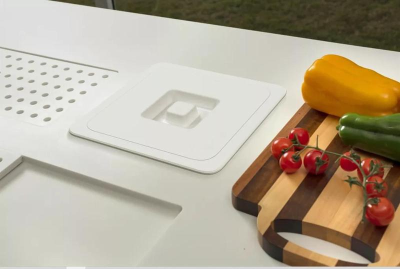 Lixeira Cozinha Embutir Quadrada 8 LITROS Plástica 2 cores - METASUL ARQUITECH Imagem de Lixeira Cozinha Embutir Quadrada 8 LITROS Plástica 2 cores - METASUL ARQUITECH